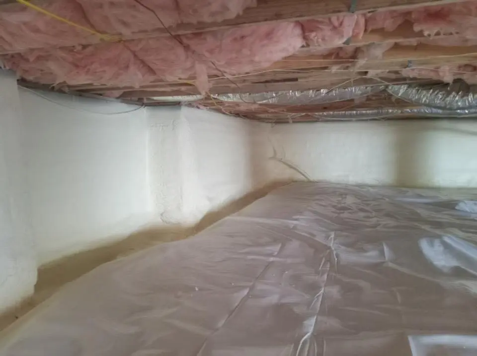 Crawl space encapsulation with closed-cell spray foam for Roof Waterproofing in Hartsville-Trousdale County